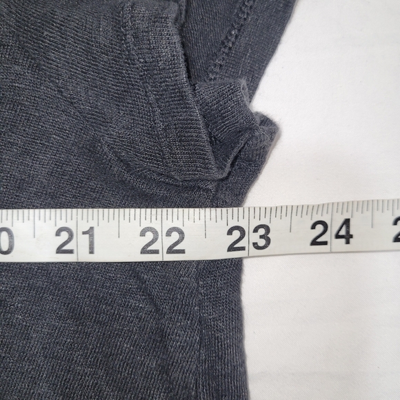 J. Jill Size Large Black Wash Women's Short Sleeve Top - Picture 5 of 6